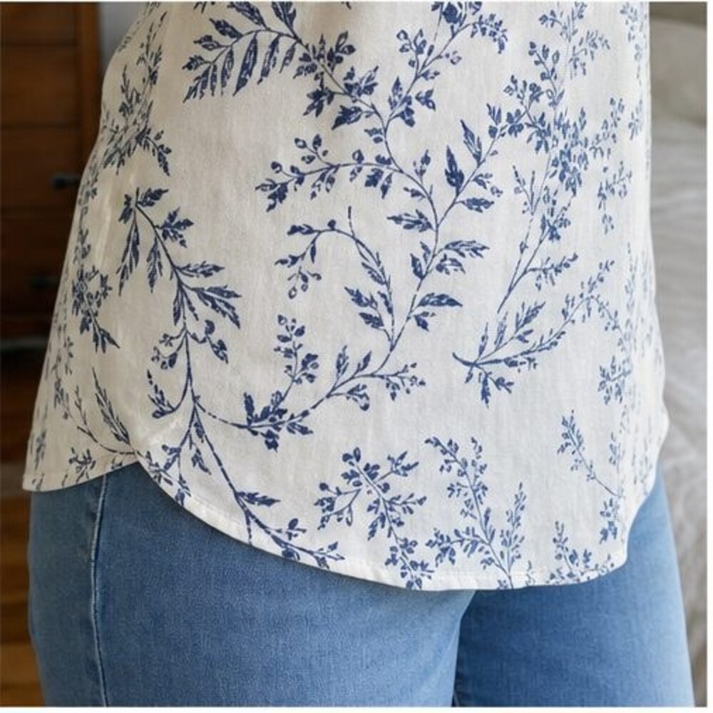 Lilac Button Blouse - Picture 6 of 6